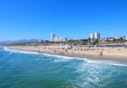 The Santa beach is never out of people, it is always filled with people and people spending their fruitful time at the beach enjoying and relaxing